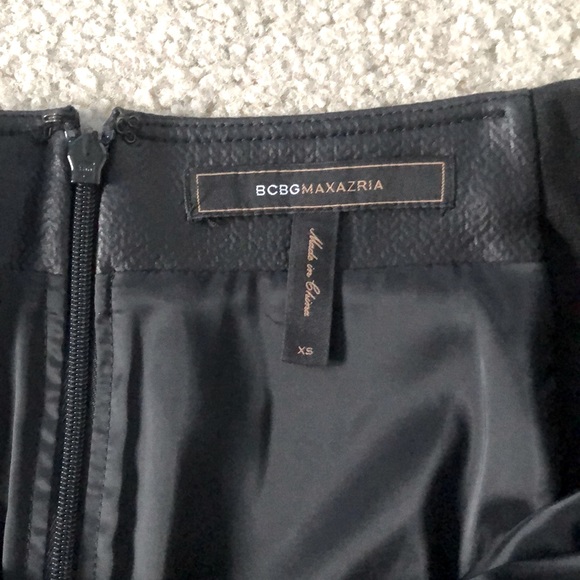 BCBGMaxAzria Leather Mini Skirt - Picture 4 of 9